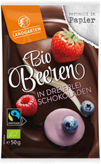 Beeren in dreierlei Schokoladen 50 g