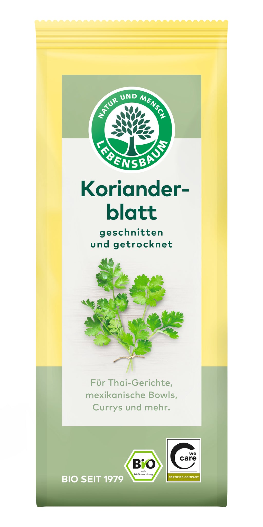 Korianderblatt geschnitten 12,5 g