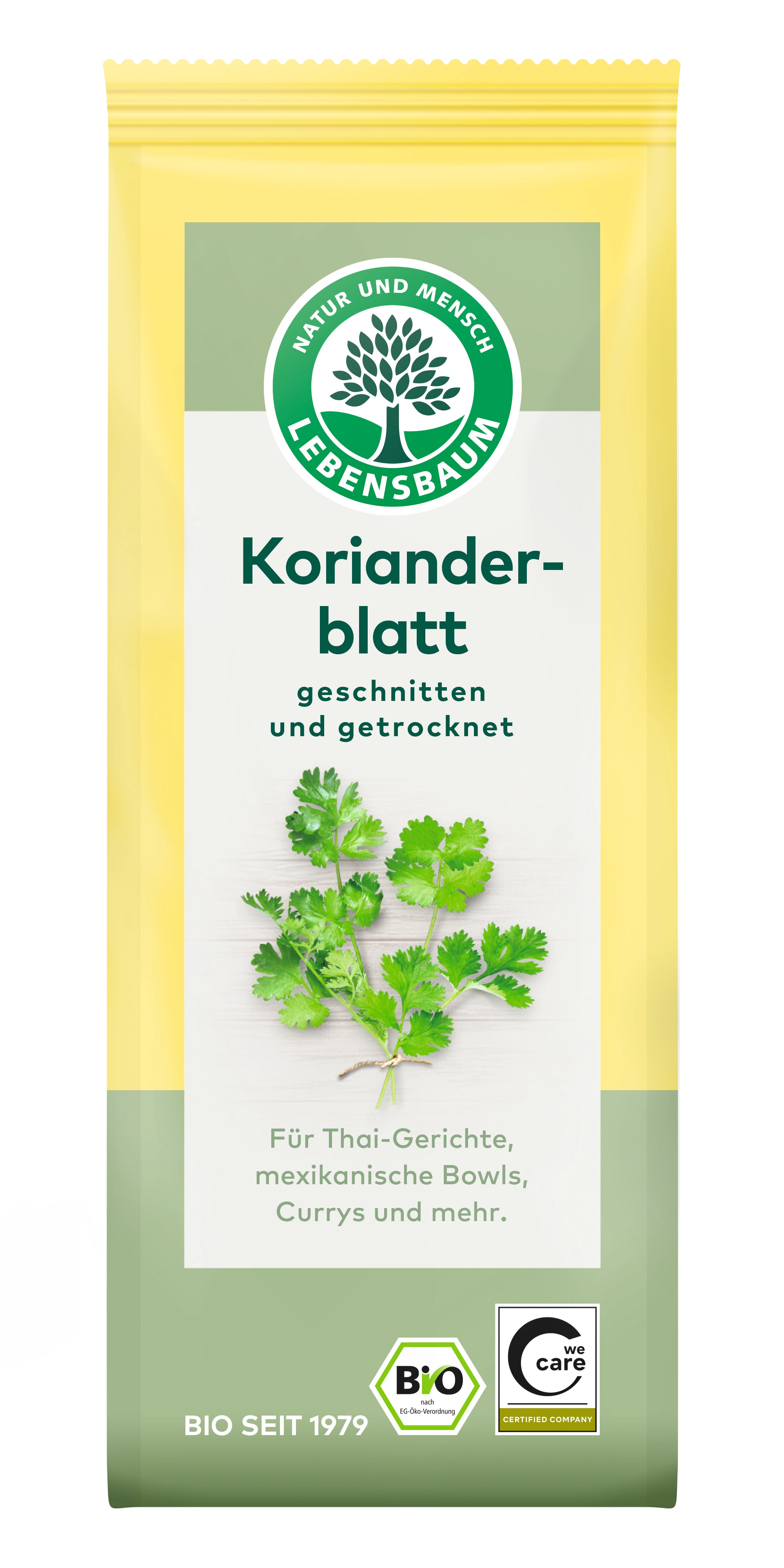 Korianderblatt geschnitten 12,5 g