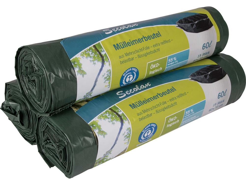 Mülleimerbeutel 60 ltr 15 Stück 1 Stk