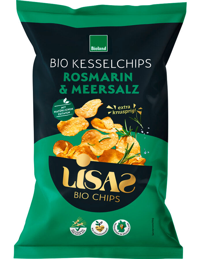 Kesselchips Rosmarin & Meersalz 115 g