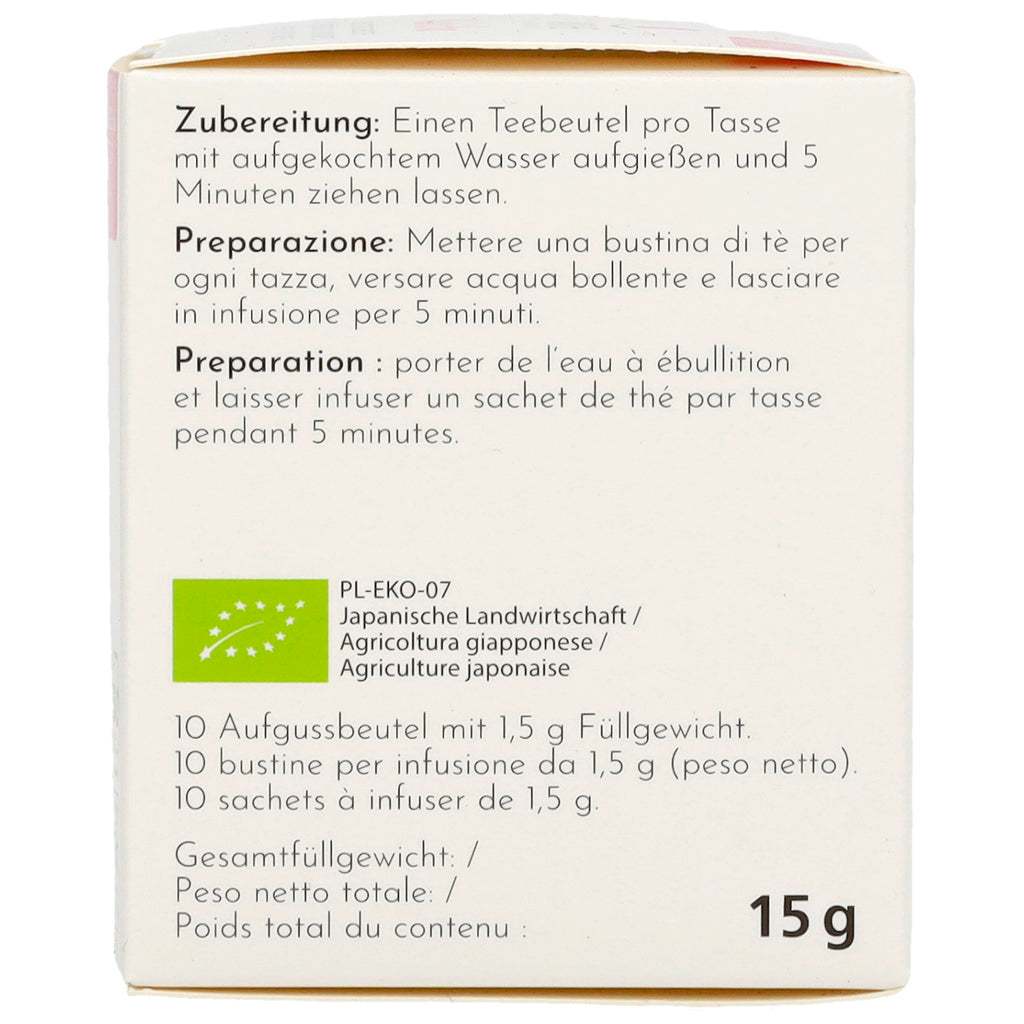 Kukicha Tee im Aufgussbeutel 15 g