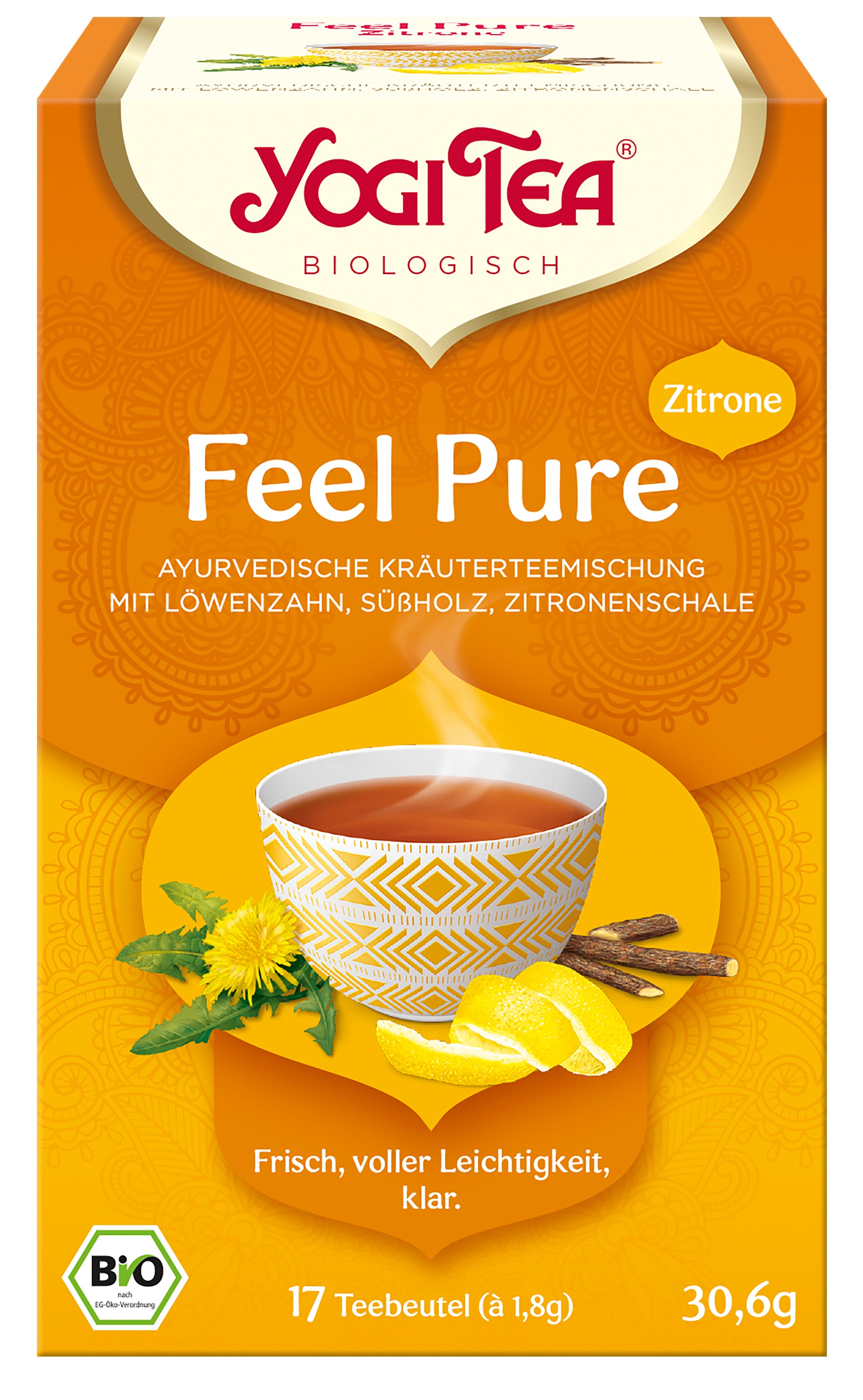Feel Pure Zitrone Tee 17 Stk