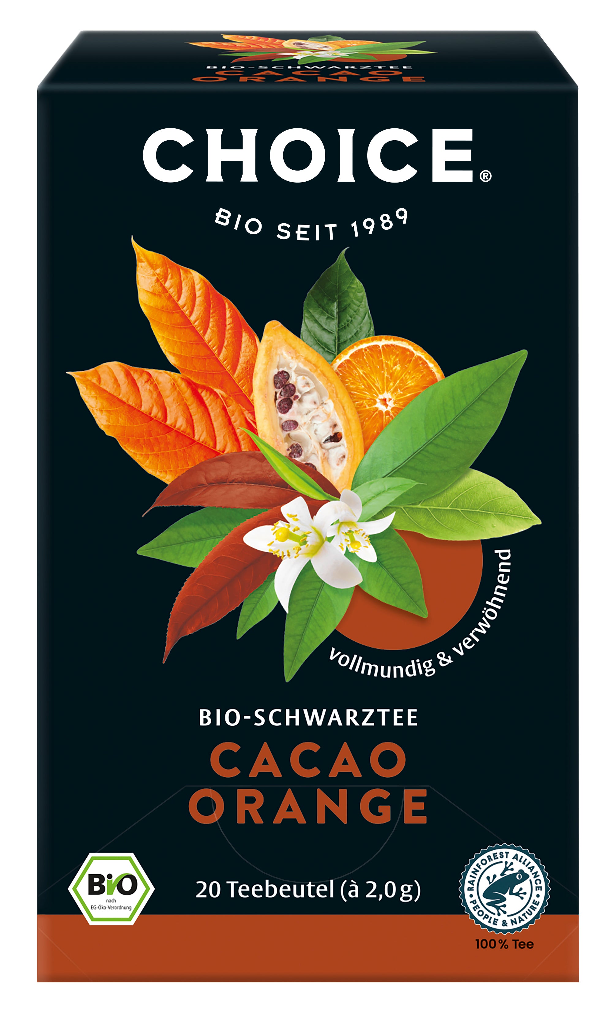 Cacao Orange Schwarztee 20 Stk