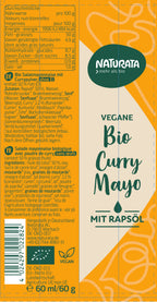 Vegane Curry Mayo mit Rapsöl  Tube 60 ml