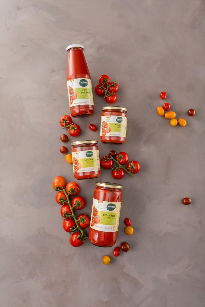 Tomaten geschält in Tomatensaft demeter 420 g