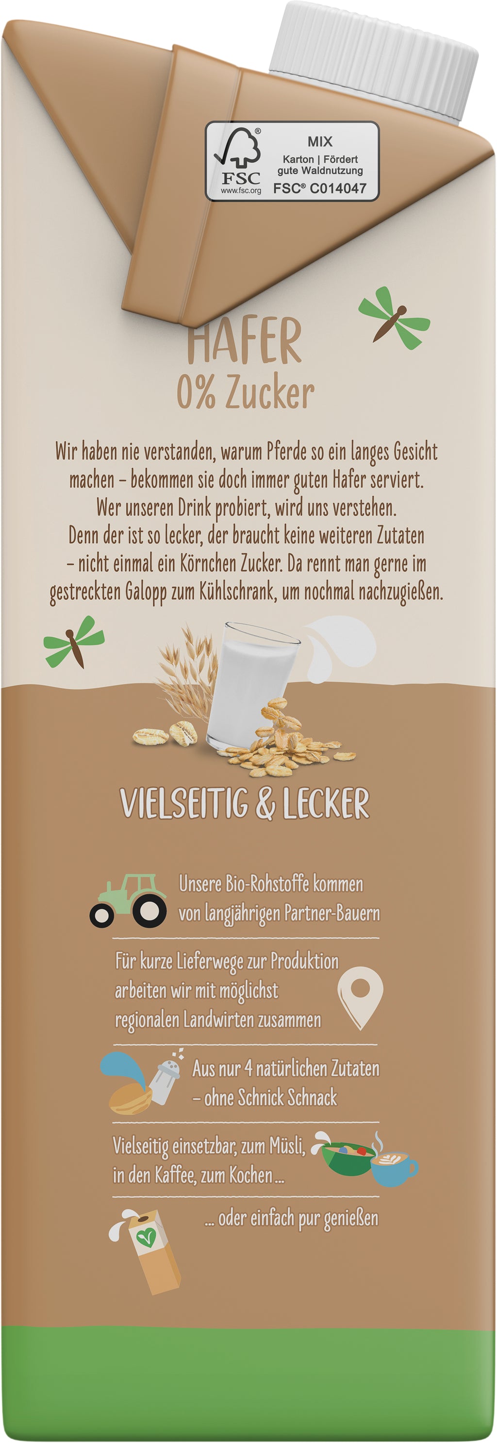 Hafer Drink 0% Zucker 1 l