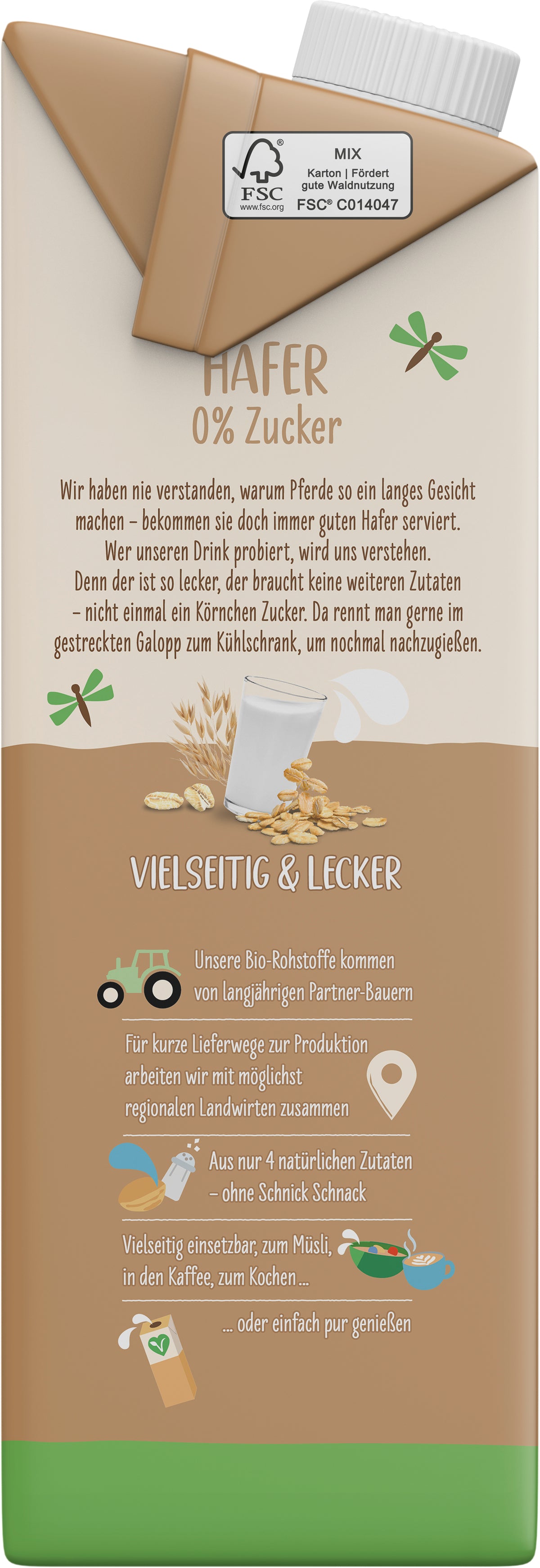 Hafer Drink 0% Zucker 1 l