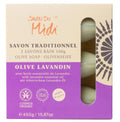 Olivenseife Lavandinöl in Papier-Box 450 g