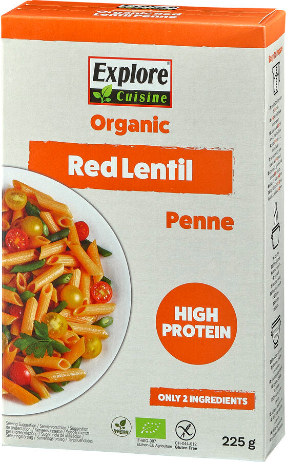 Penne aus roten Linsen 225 g