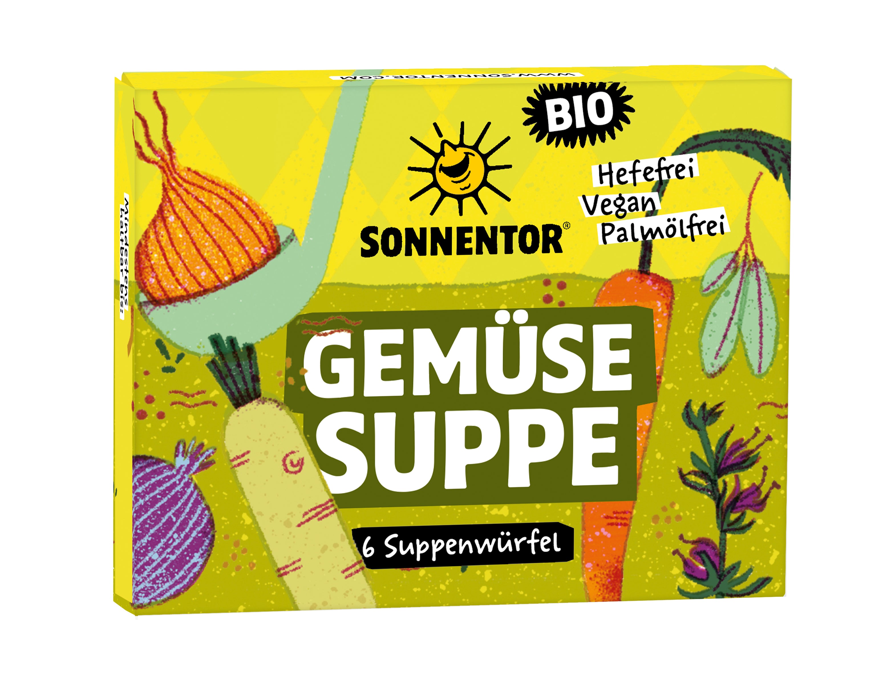 Gemüse Suppenwürfel Hildegard 60 g