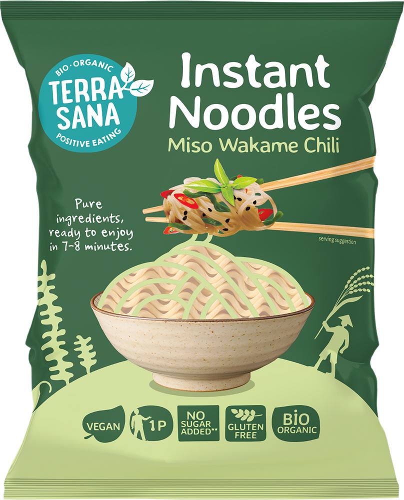 Instant Nudeln mit Miso Wakame Chili 90 g