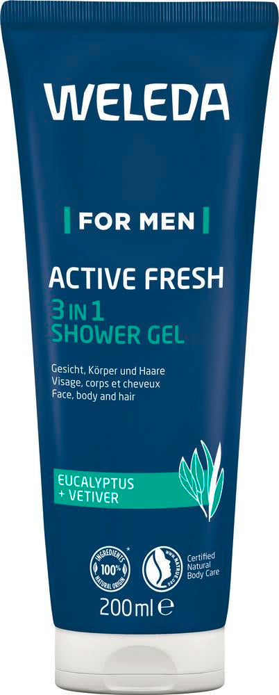 For Men Active Fresh 3in1 Shower Gel 200 ml