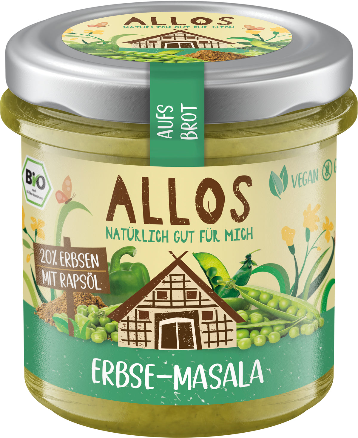 aufs Brot Erbse & Masala 140 g