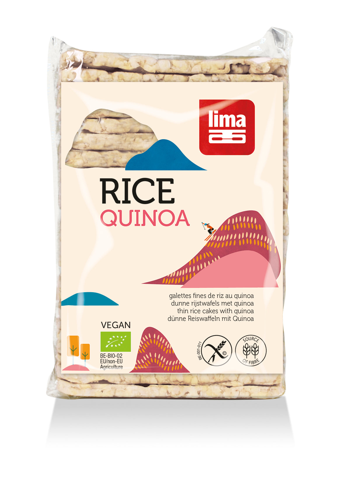 Reiswaffeln dünn Quinoa - eckig 130 g