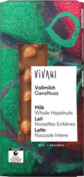 Vollmilch-Schokolade ganze Nüsse 100 g