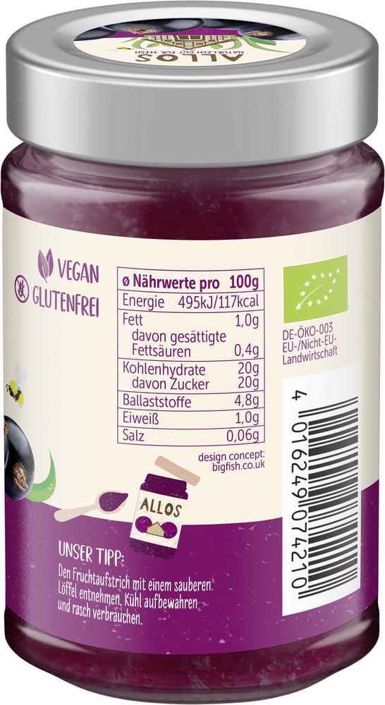 Frucht Pur 75% Schwarze Johannisbeere 200 g