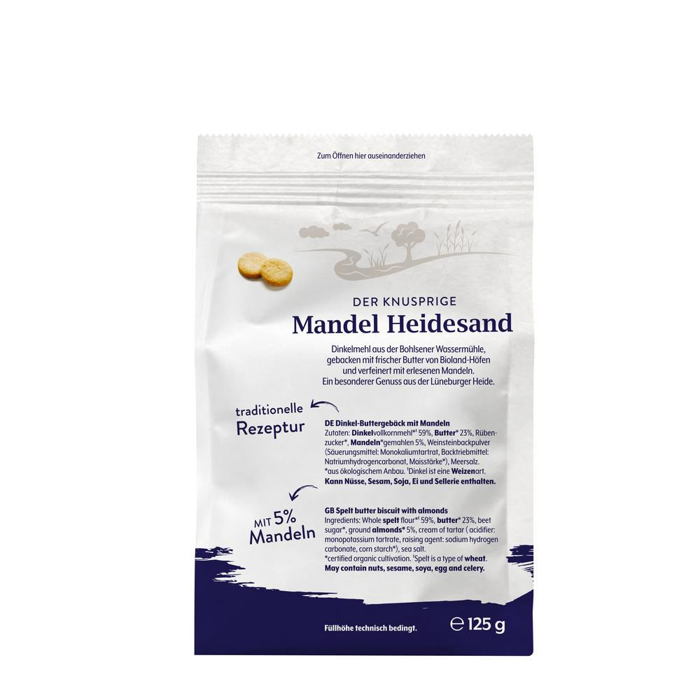 Dinkel-Mandel-Heidesand 125 g