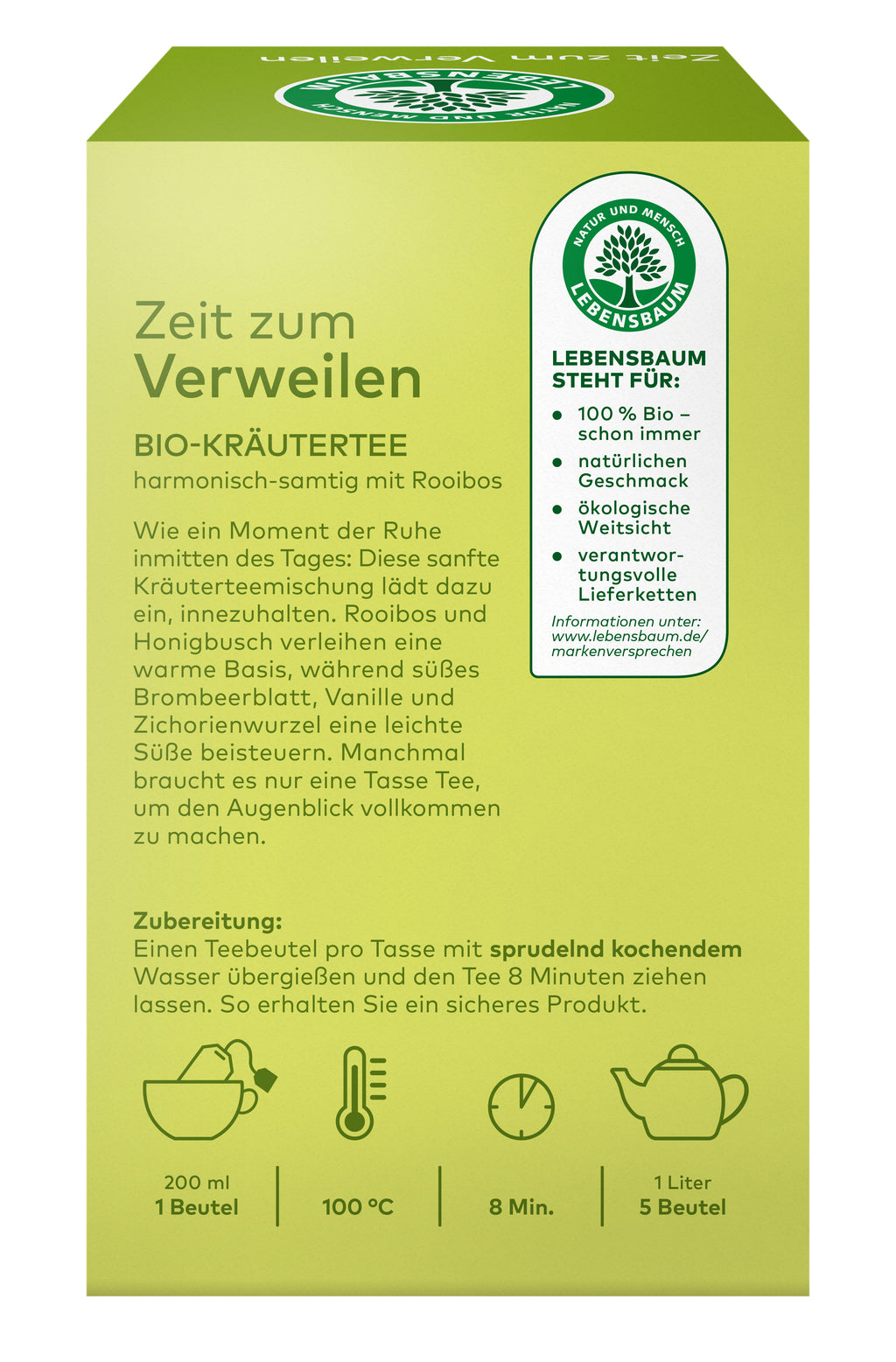 Zeit zum Verweilen Kräutertee 40 g