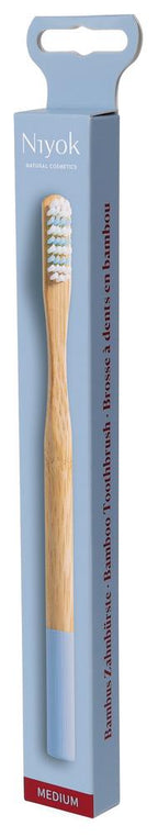 Bambuszahnbürste adult medium blau 1 Stk
