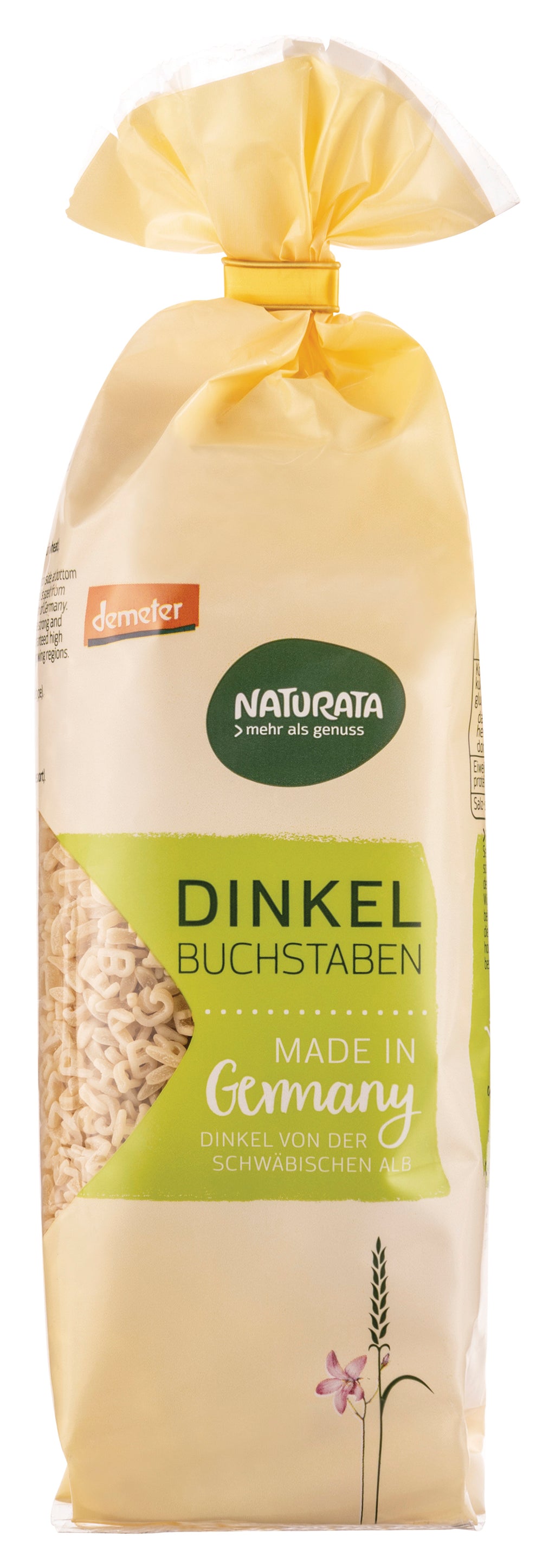 Buchstaben Dinkel-hell demeter 250 g