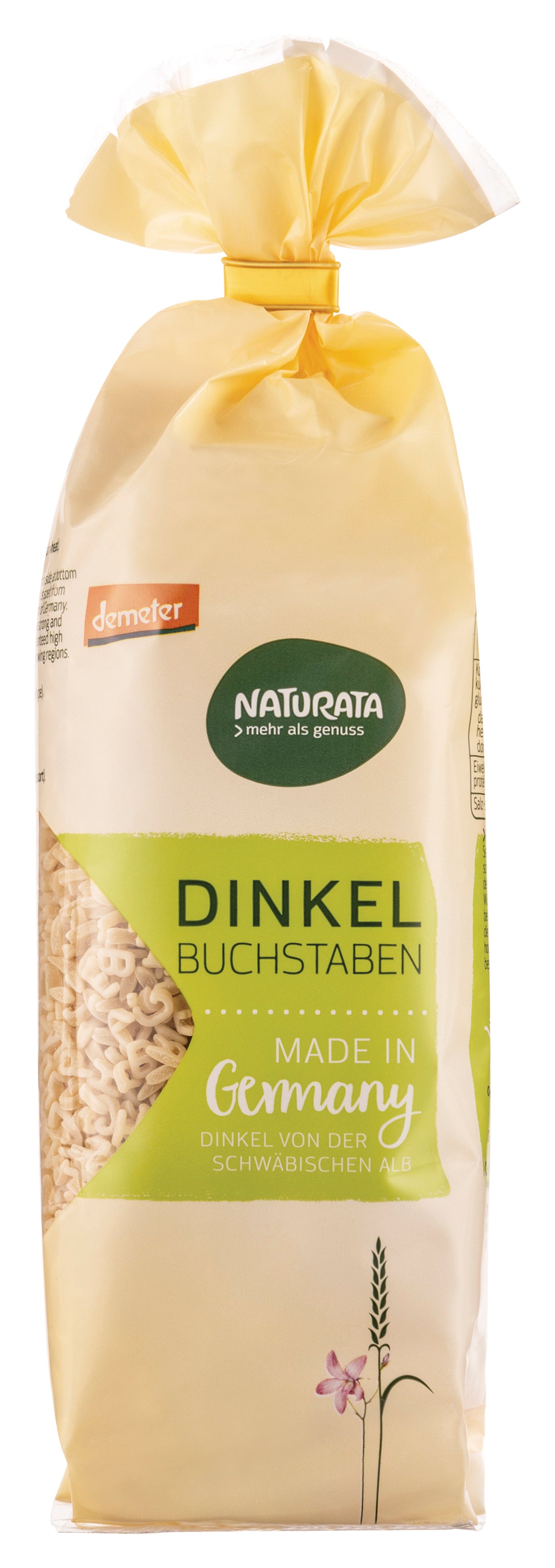 Buchstaben Dinkel-hell demeter 250 g