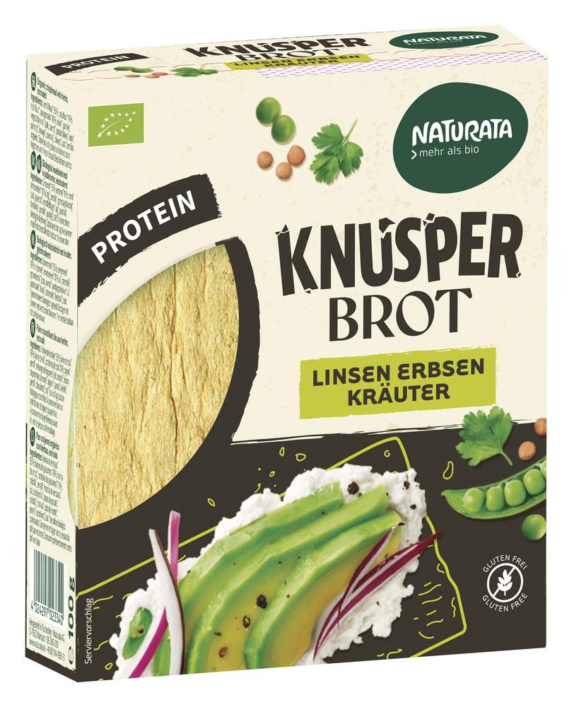Knusperbrot Linsen Erbsen mit Kräutern 100 g