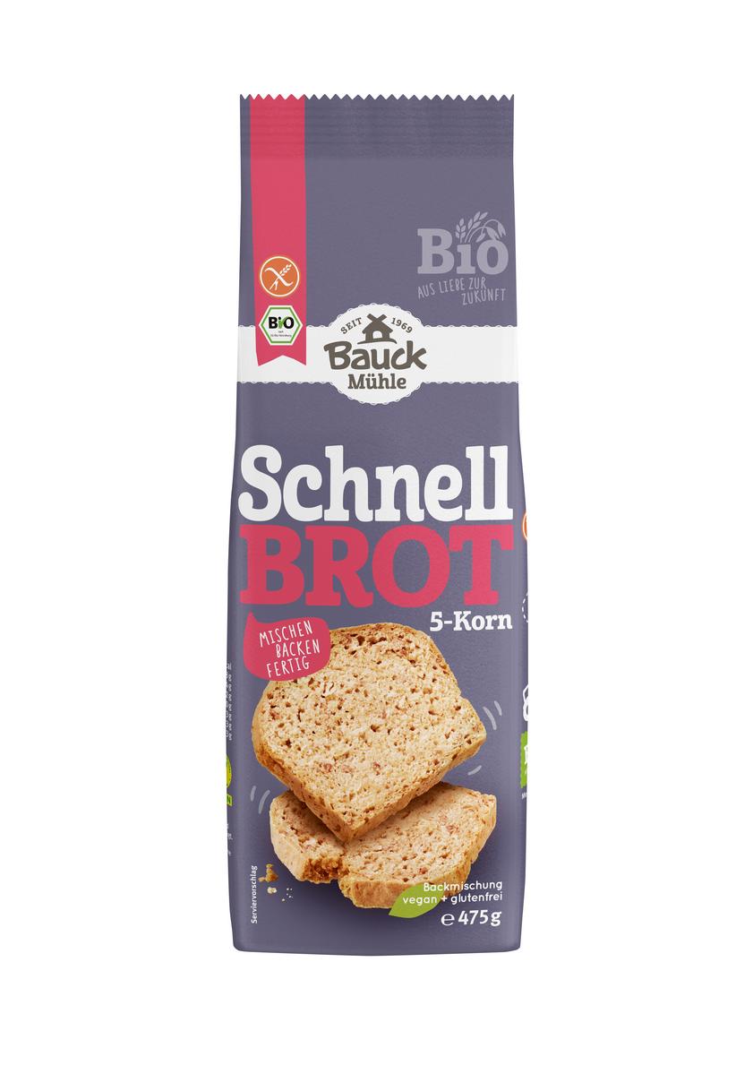 Backmischung Schnellbrot 5-Korn glutenfrei 475 g