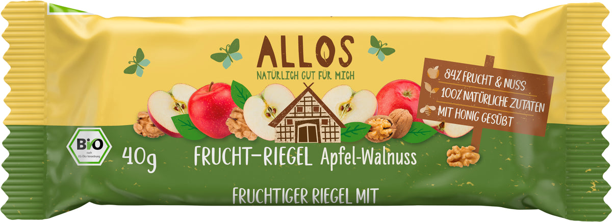 Frucht-Riegel Apfel Walnuss 40 g