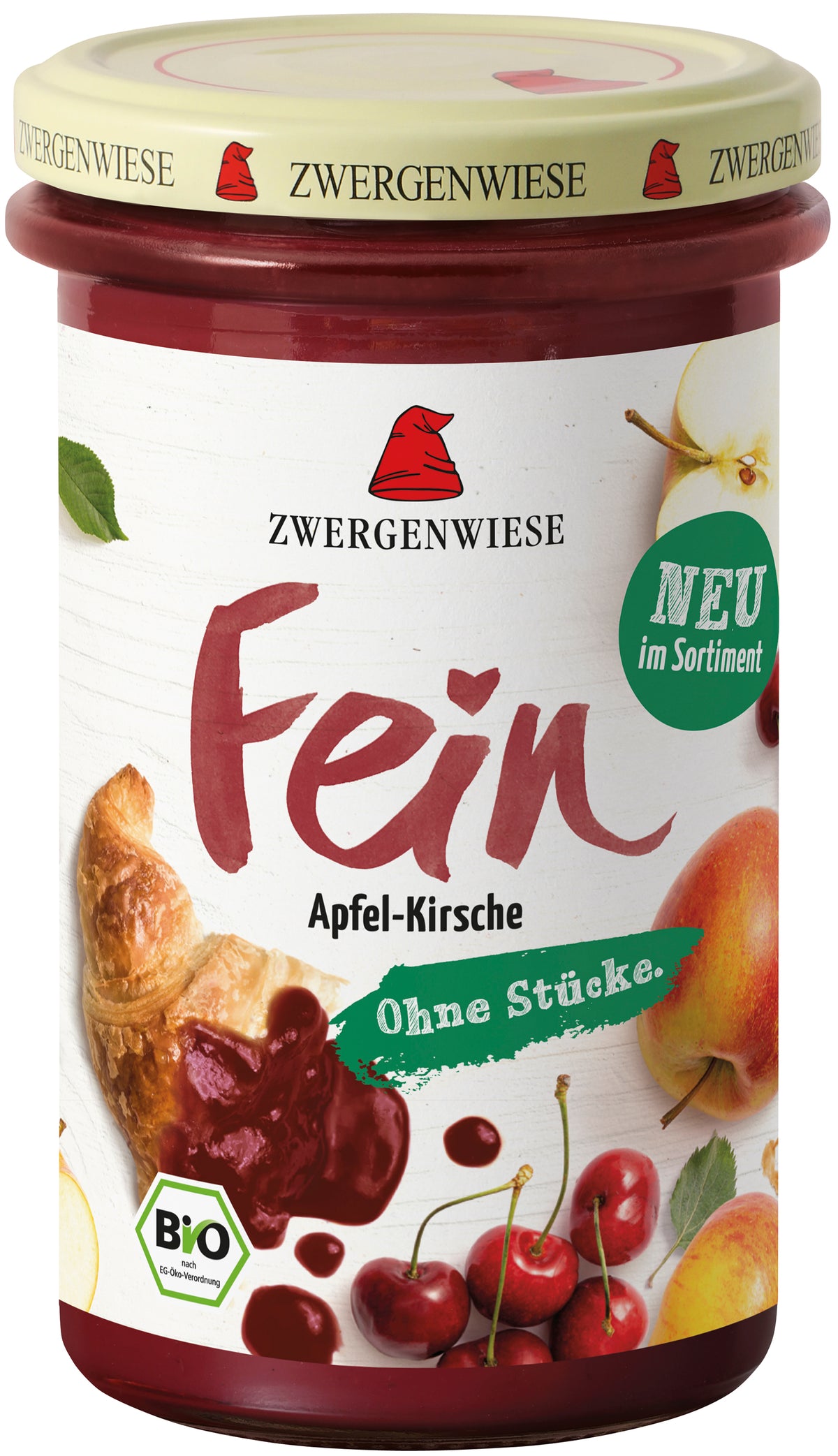 Fruchtaufstrich Fein Apfel-Kirsche 280 g