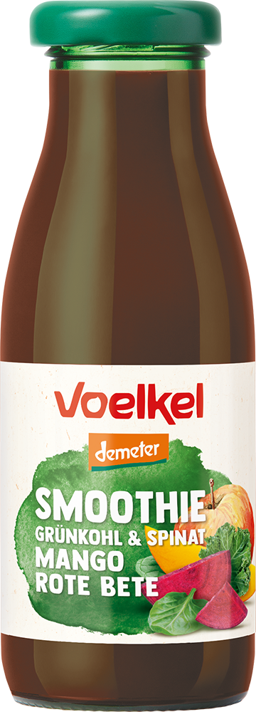 Grüner Smoothie demeter Rote Bete Grünkohl Spinat 250 ml