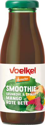 Grüner Smoothie demeter Rote Bete Grünkohl Spinat 250 ml