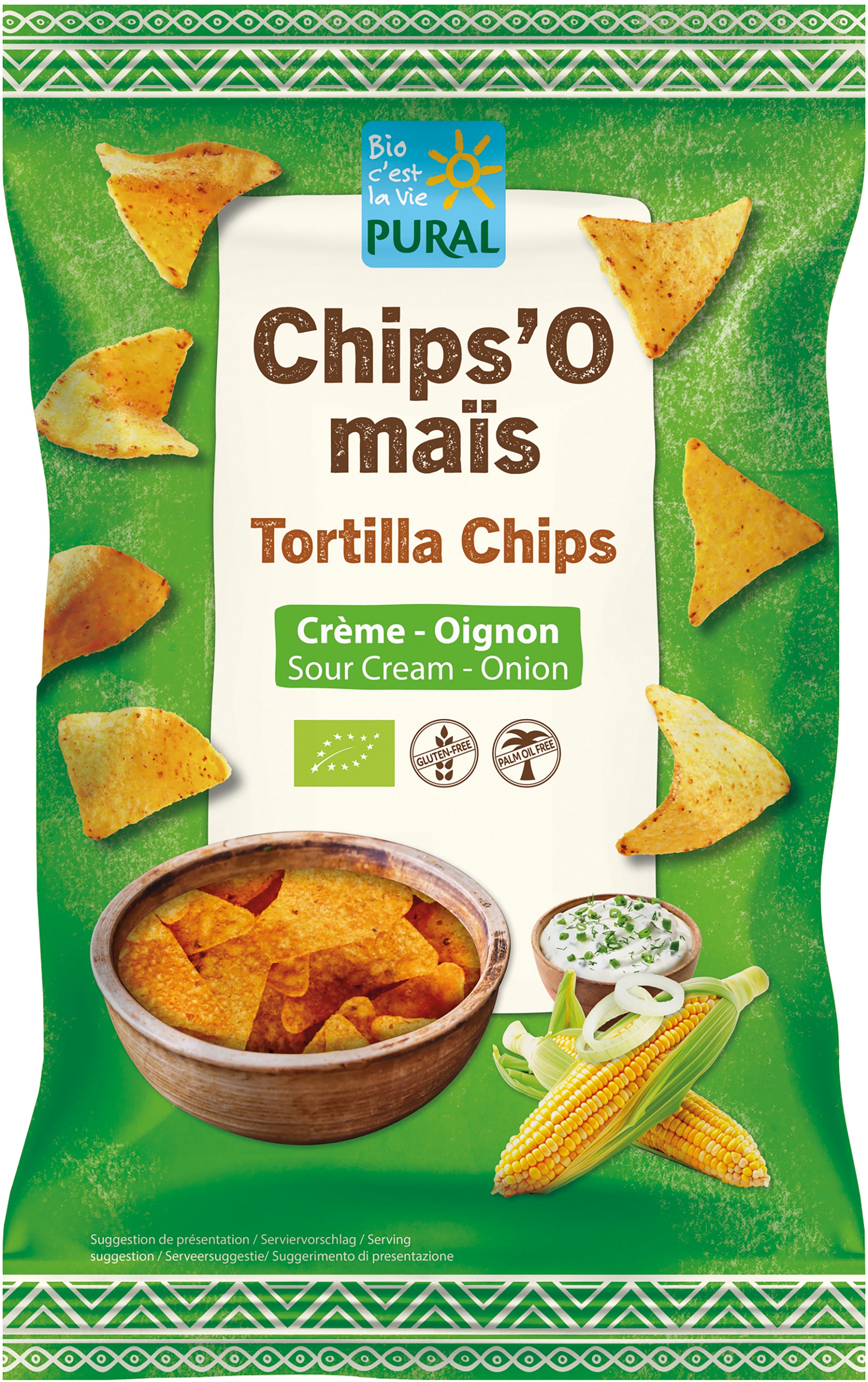 Chips'O mais Sour Cream-Onion 125 g