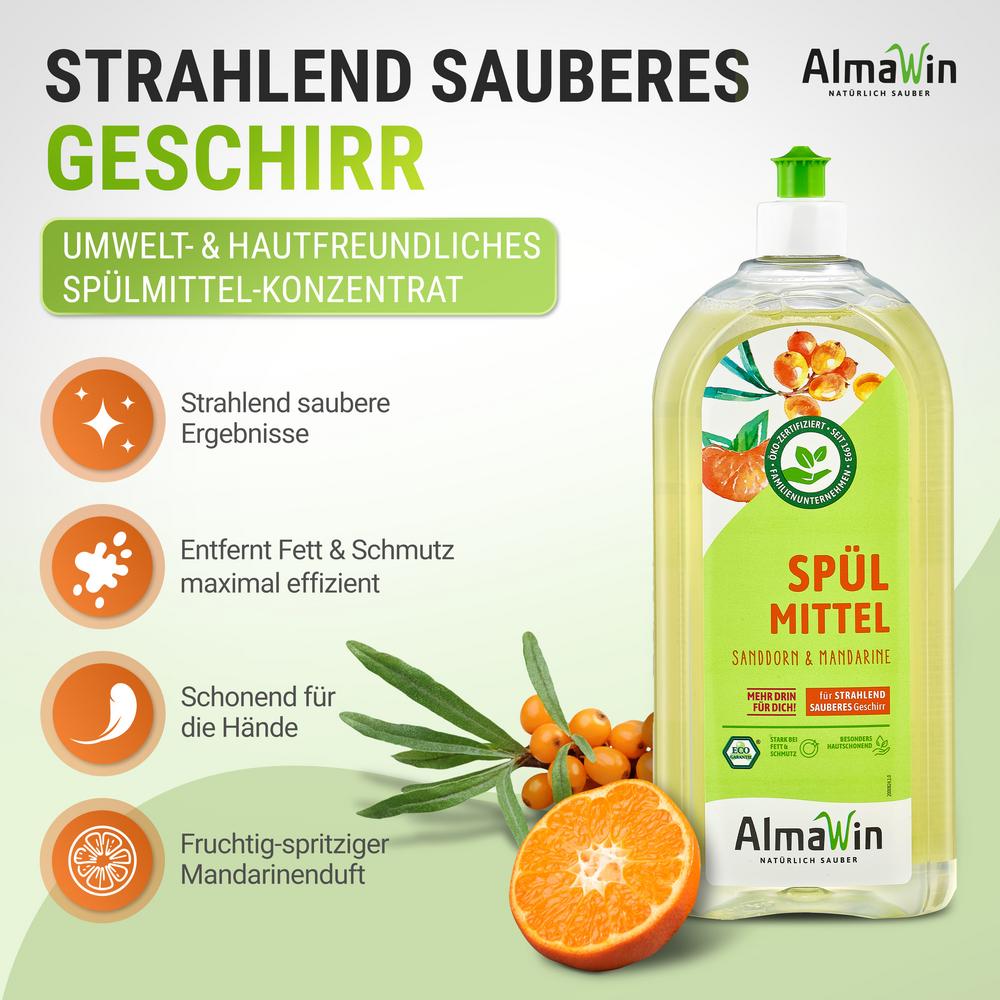 Spülmittel Sanddorn Mandarine 1 l