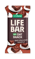 Lifebar Oat Snack Dark Chocolate Hazelnut 40 g