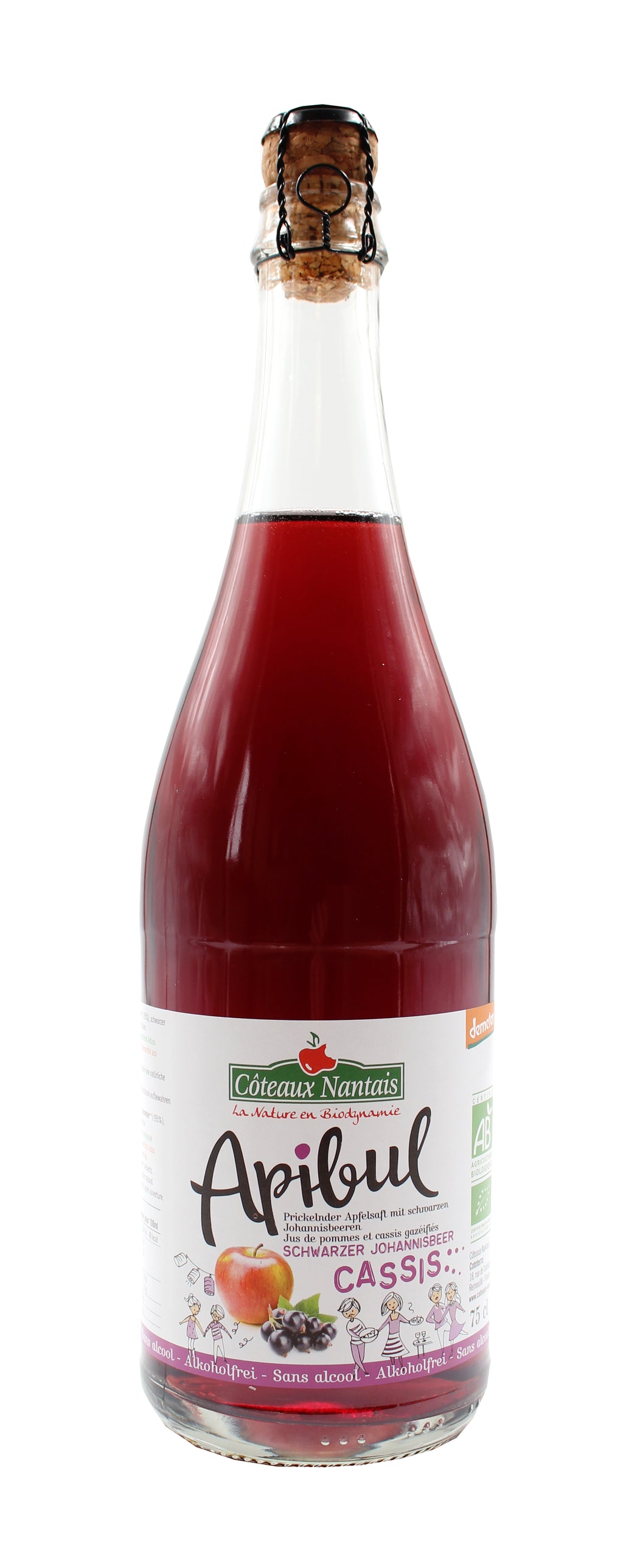 Apibul Apfel-Schw. Johannisbeer demeter 750 ml