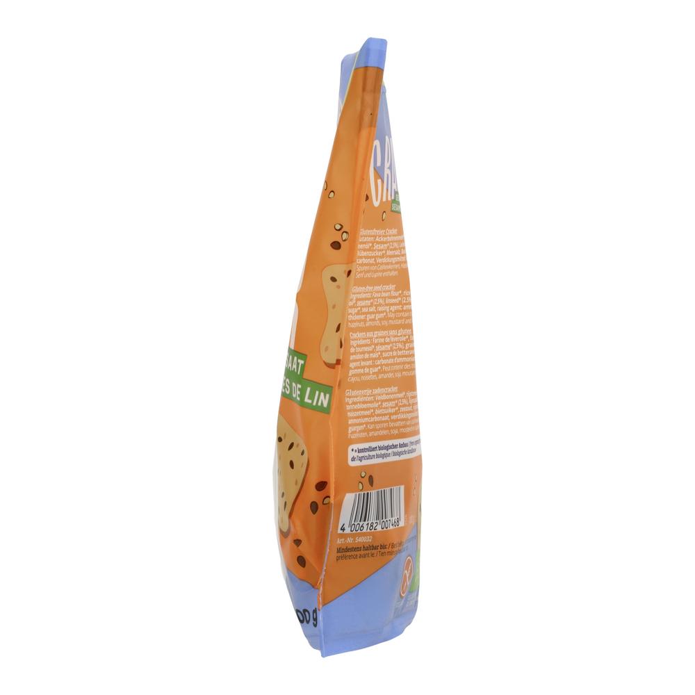 Cracker Sesam & Leinsaat glutenfrei 100 g