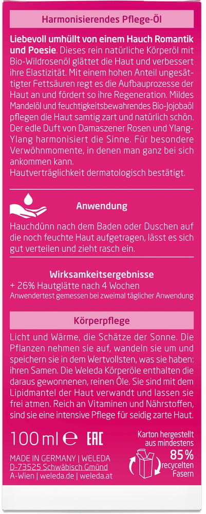 Wildrose Harmonisierendes Pflegeöl 100 ml