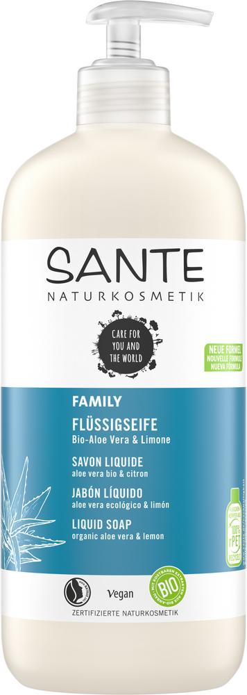 Family Flüssigseife Bio-Aloe Vera & Limone 500 ml