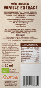 Bourbon-Vanille Extrakt 20 ml