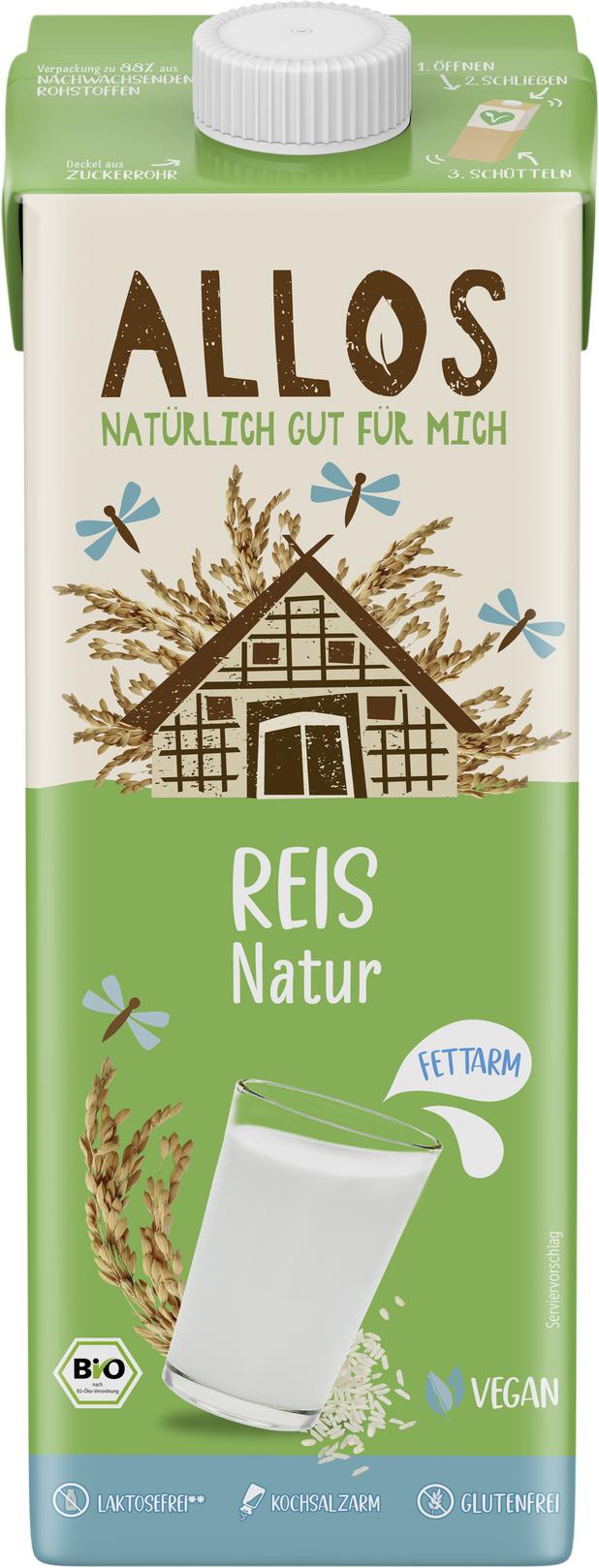 Reis Drink naturell 1 l