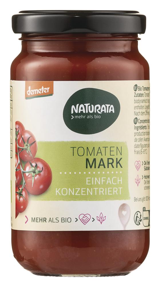 Tomatenmark einfach konzentriert demeter Glas 200 g