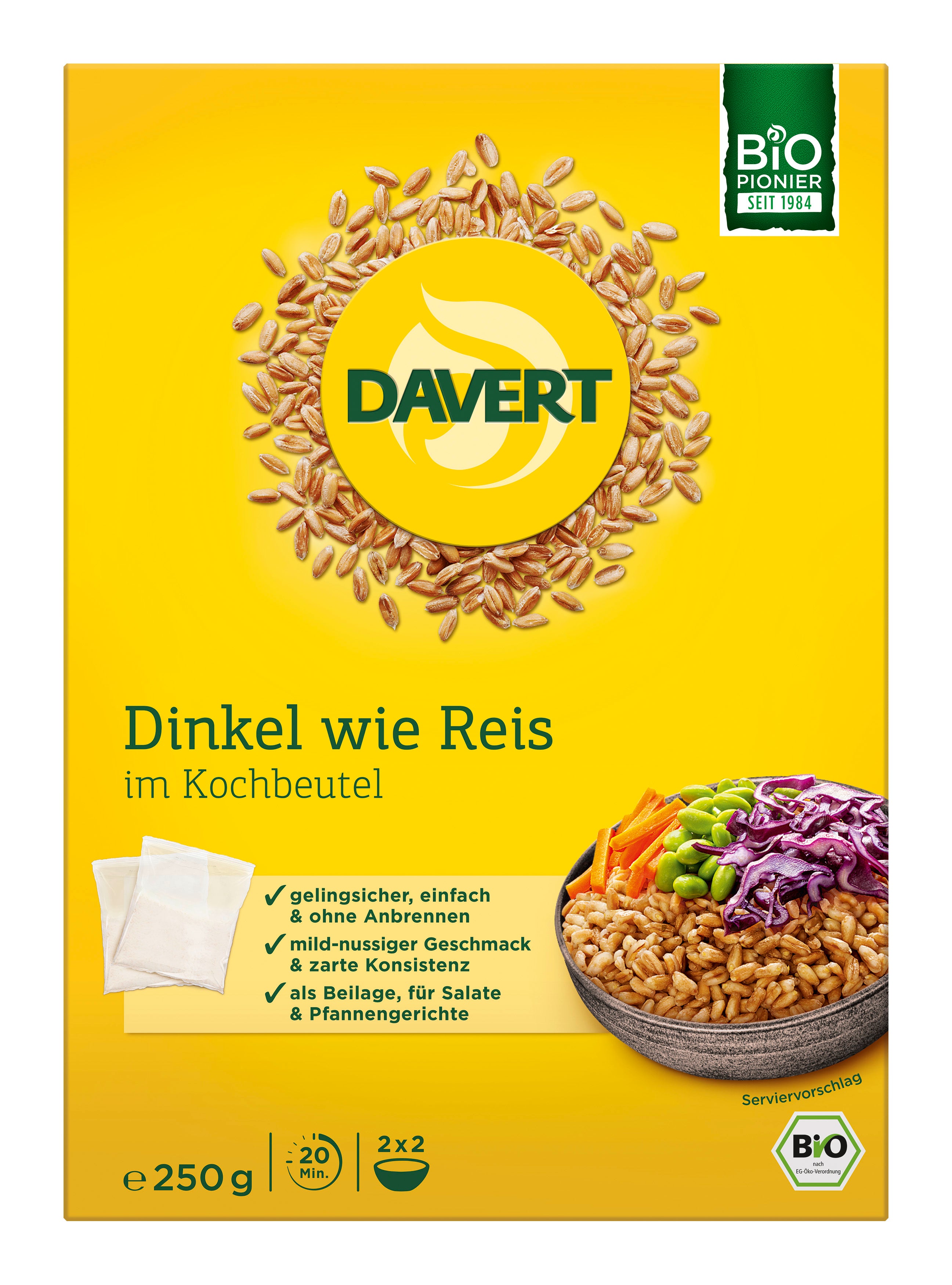 Zart-Dinkel im Kochbeutel 250 g