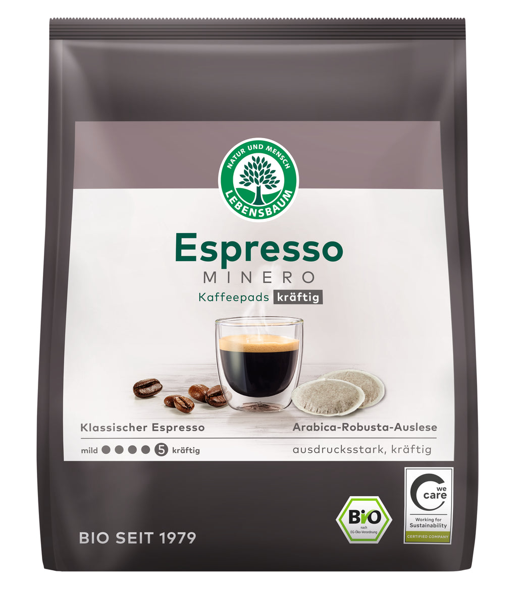Pads Espresso minero 126 g