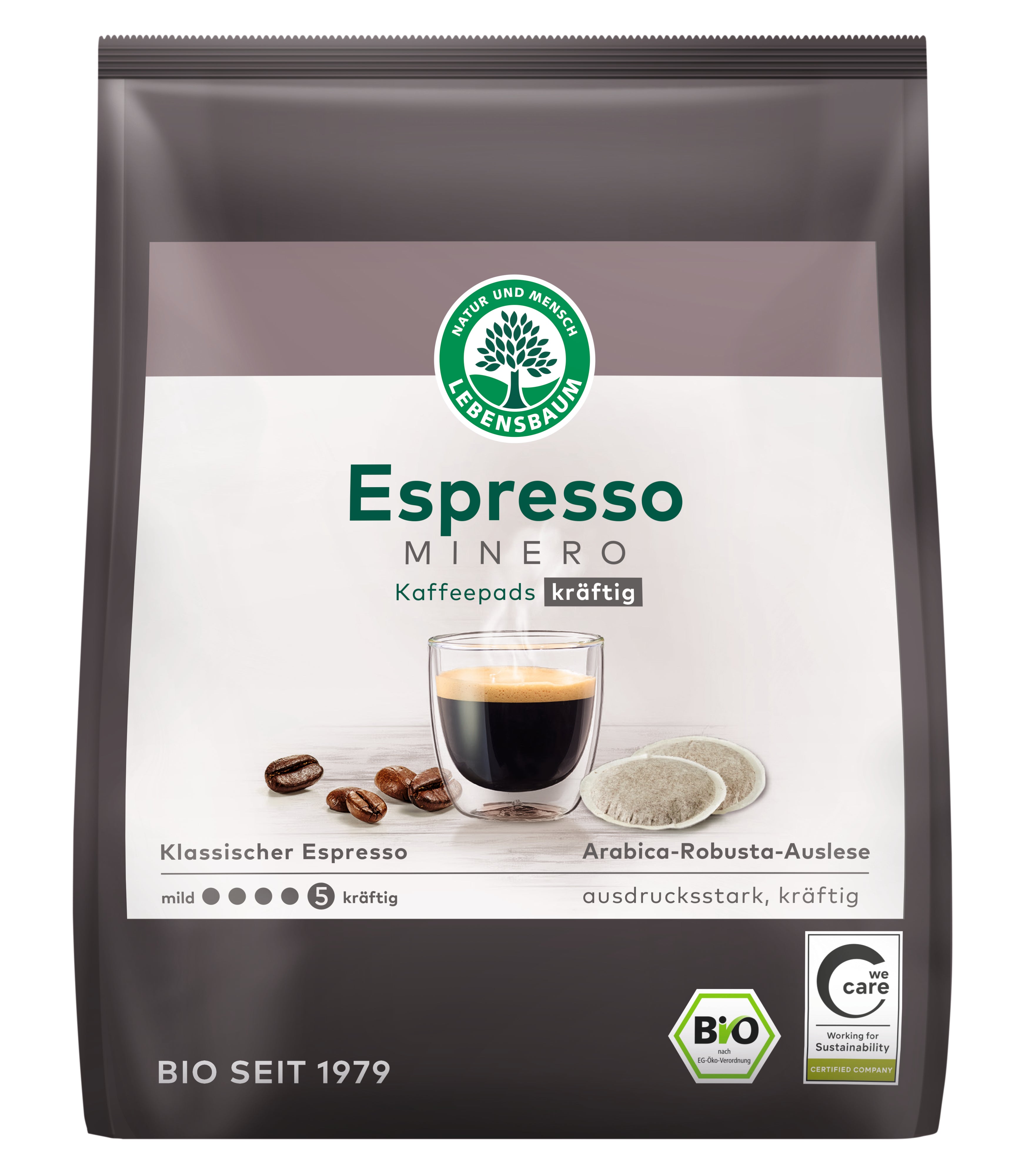 Pads Espresso minero 126 g