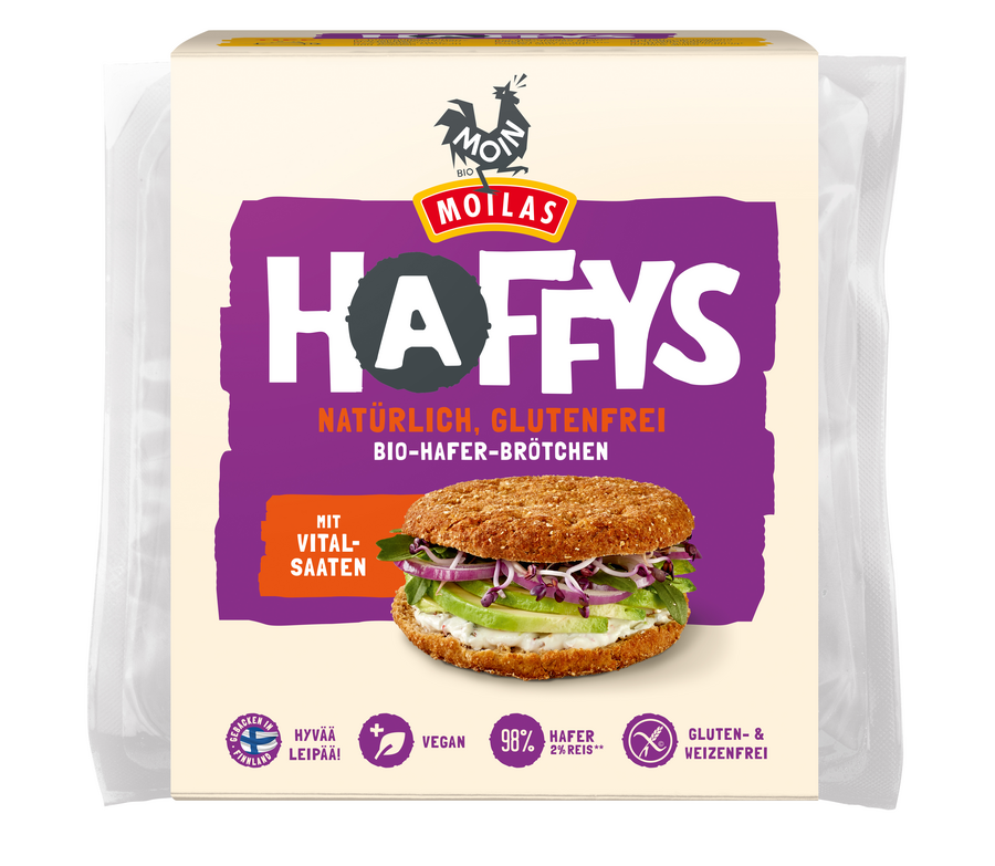 Haffys Haferbrötchen mit Vitalsaaten 320 g