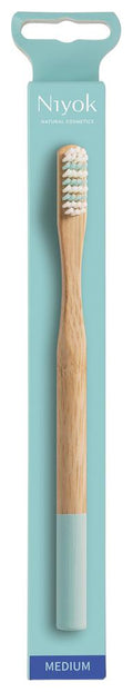 Bambuszahnbürste adult medium türkis 1 Stk