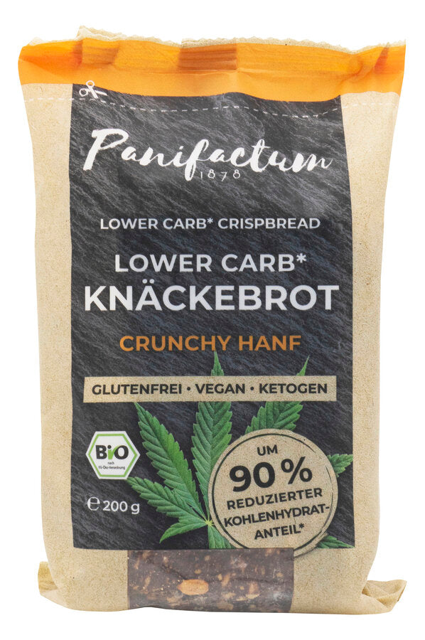 Lowcarb Knäcke Crunchy Hanf 200 g