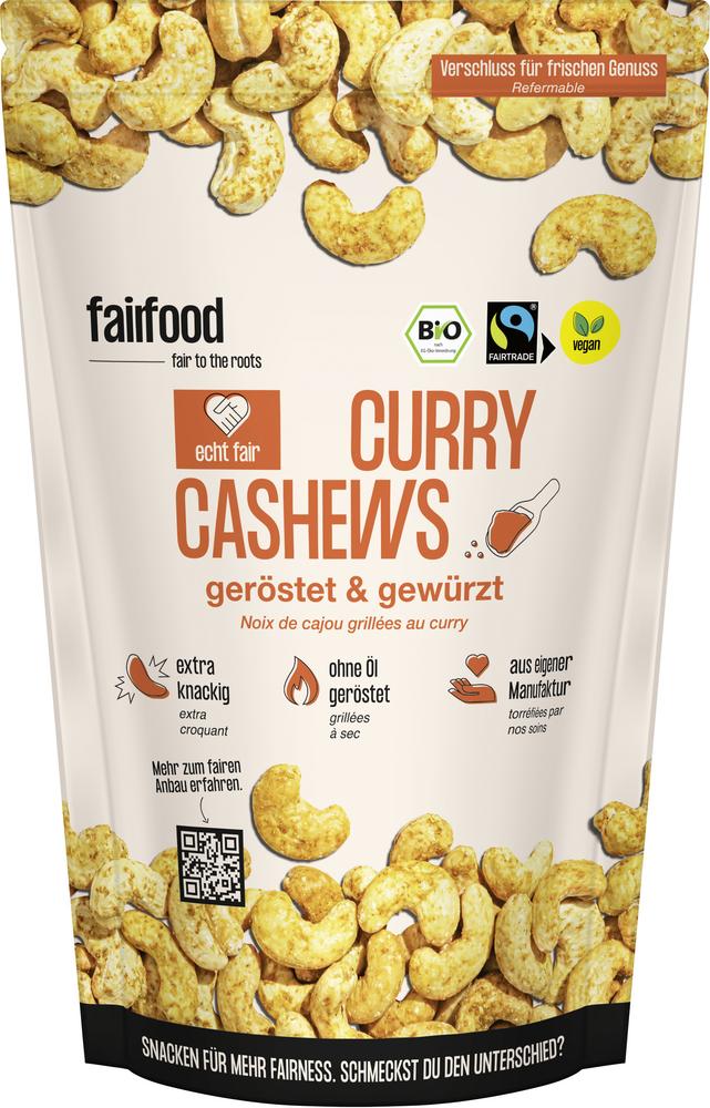 Cashews mit Curry geröstet 125 g
