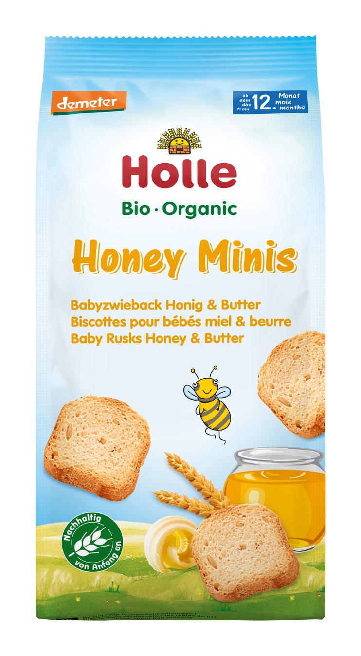 Honey Minis Babyzwieback Honig & Butter demeter 100 g